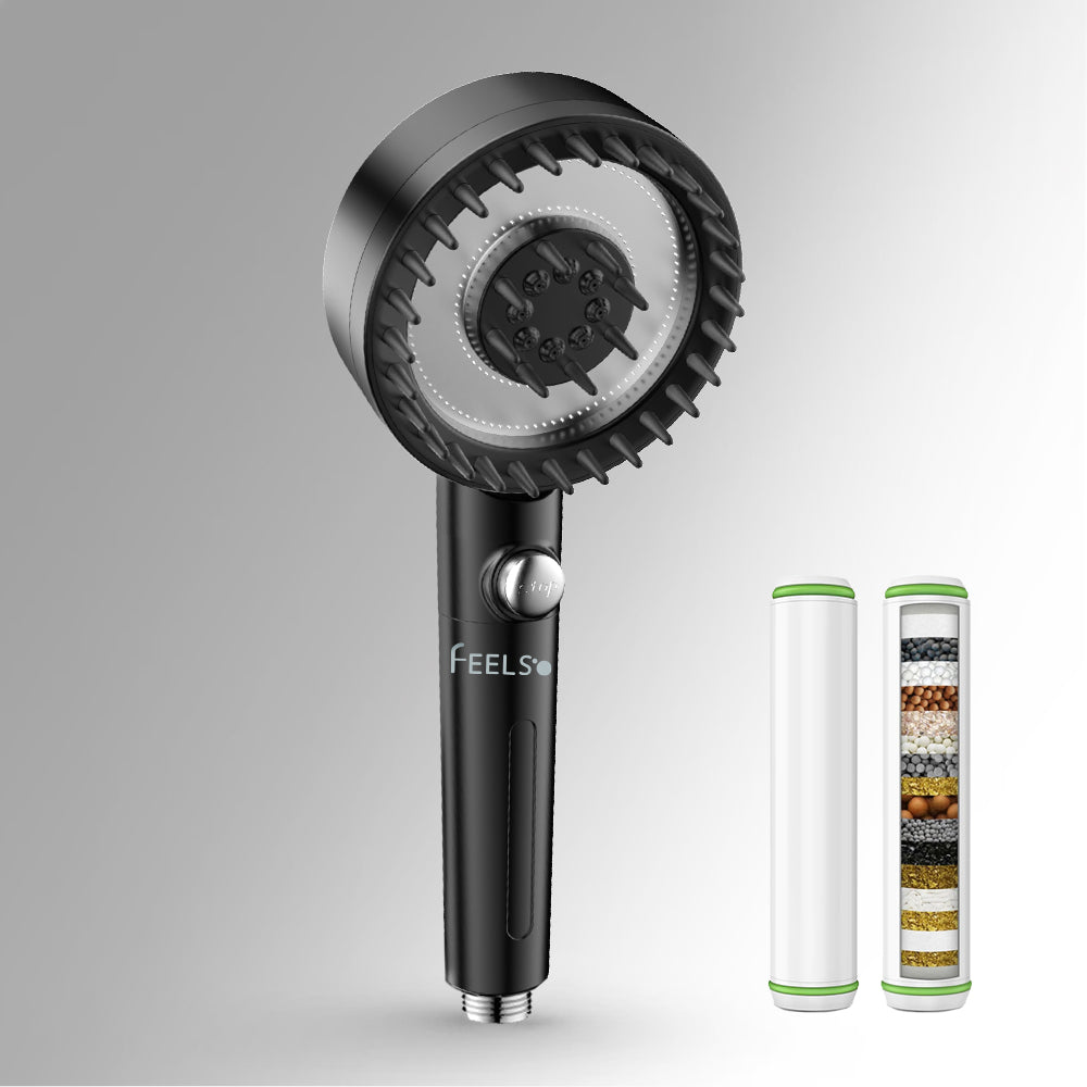 FEELSO DY1S Massage Handheld Filter Showerhead